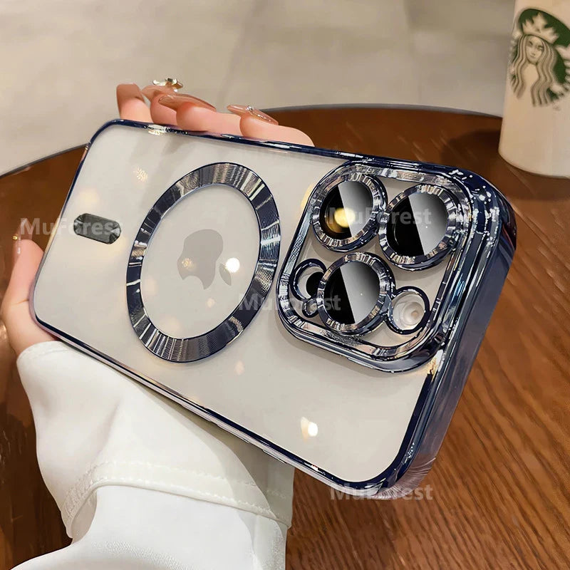 Luxuriöse MagSafe-Hülle für iPhone 16-11 Pro Max
