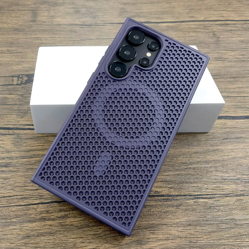 Magnetische stoßfeste Samsung Galaxy Wireless Charging Wärmeableitende Hülle