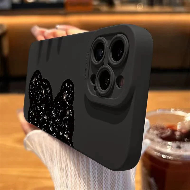 Bärenbedruckte Silikon-iPhone-Schockschutz-Hülle