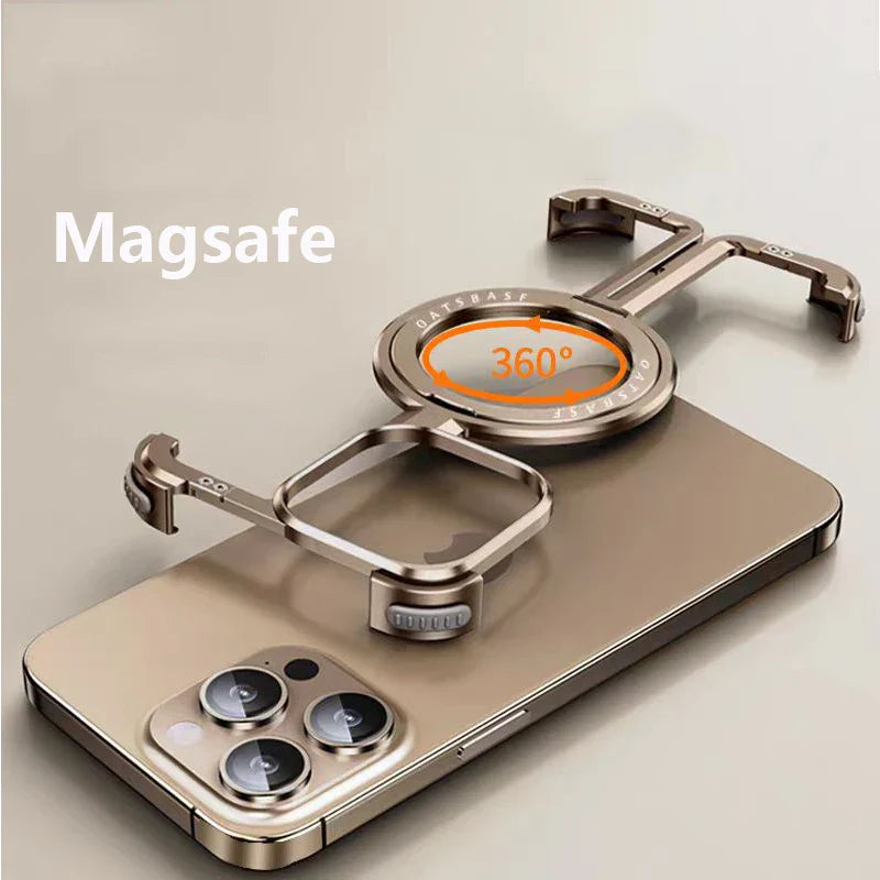Schockfeste Aluminium MagSafe Haltehülle für iPhone