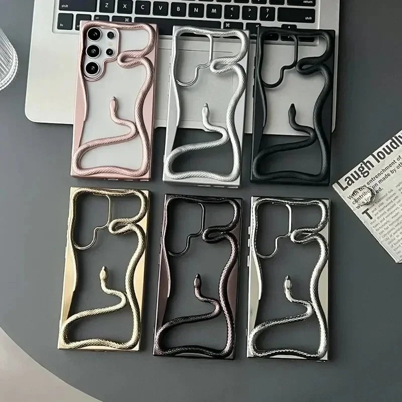 Venom 3D Snake Hollow Case – Luxuriöse Matte Wärmeableitungsabdeckung