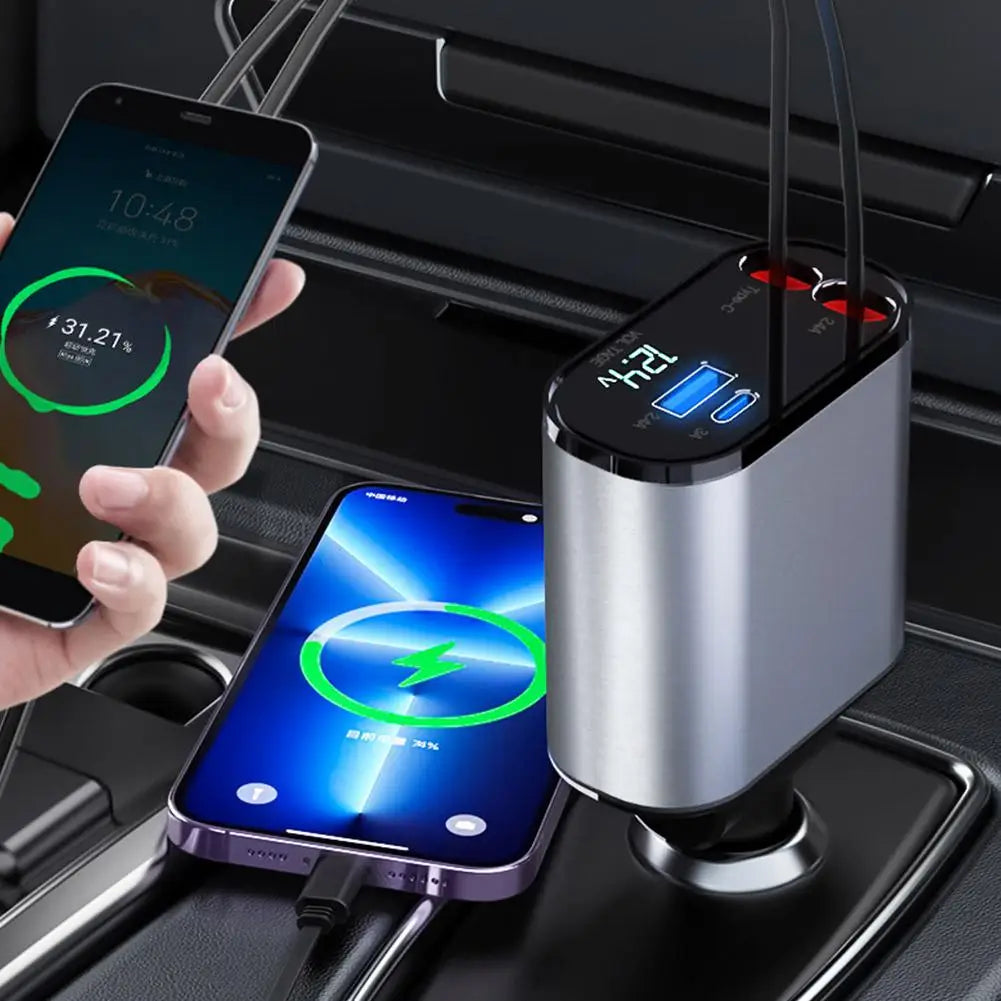 Zelara - Lade alle deine USB- und Lightning-kompatiblen Geräte während der Fahrt auf