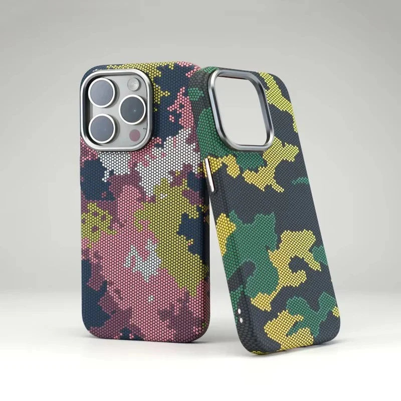 Camouflage MagSafe iPhone stoßfeste Schutzhülle