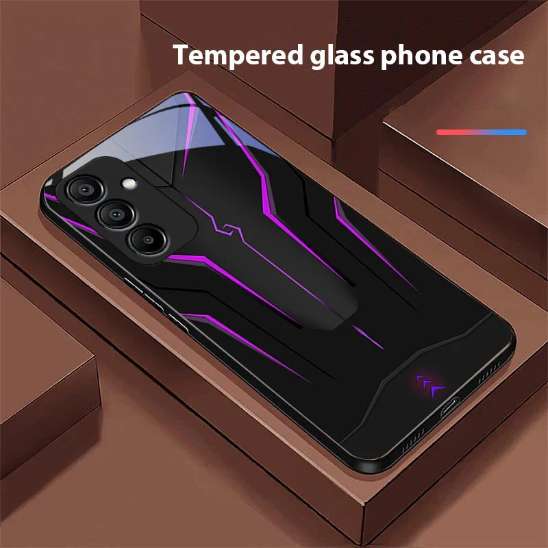 Mechanisches Cool Tempered Glass Case für Samsung