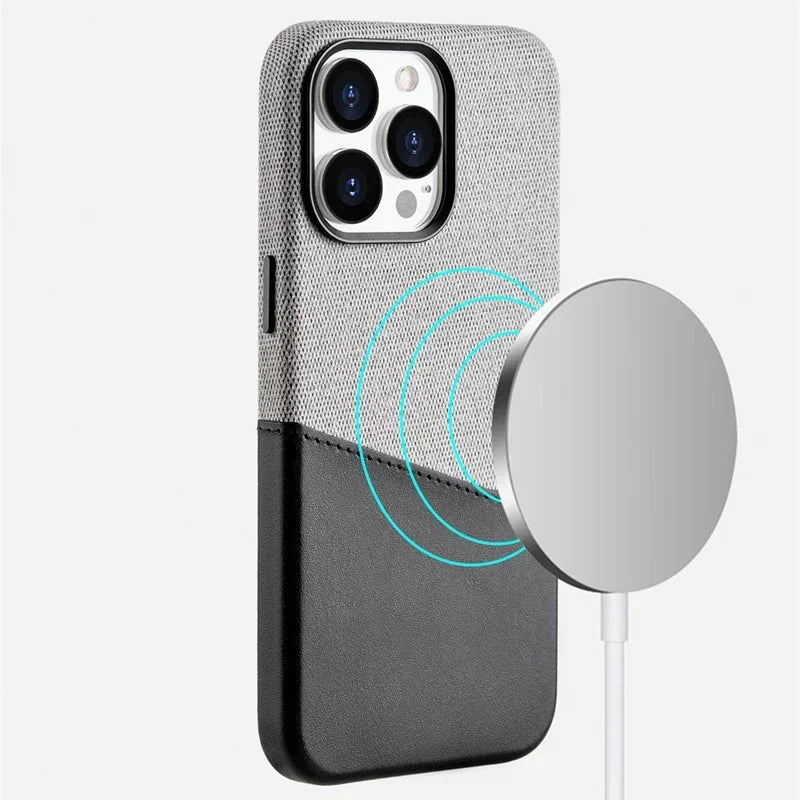 MagSafe Leder iPhone Kartenhalter Schutzhülle
