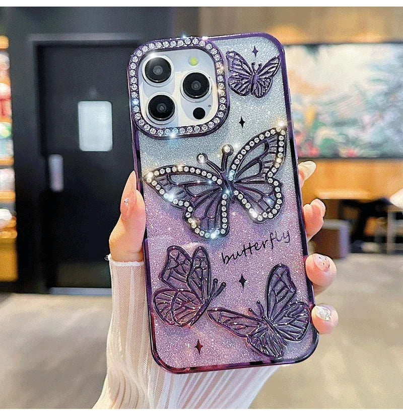 Diamant Schmetterling Handyhülle für iPhone