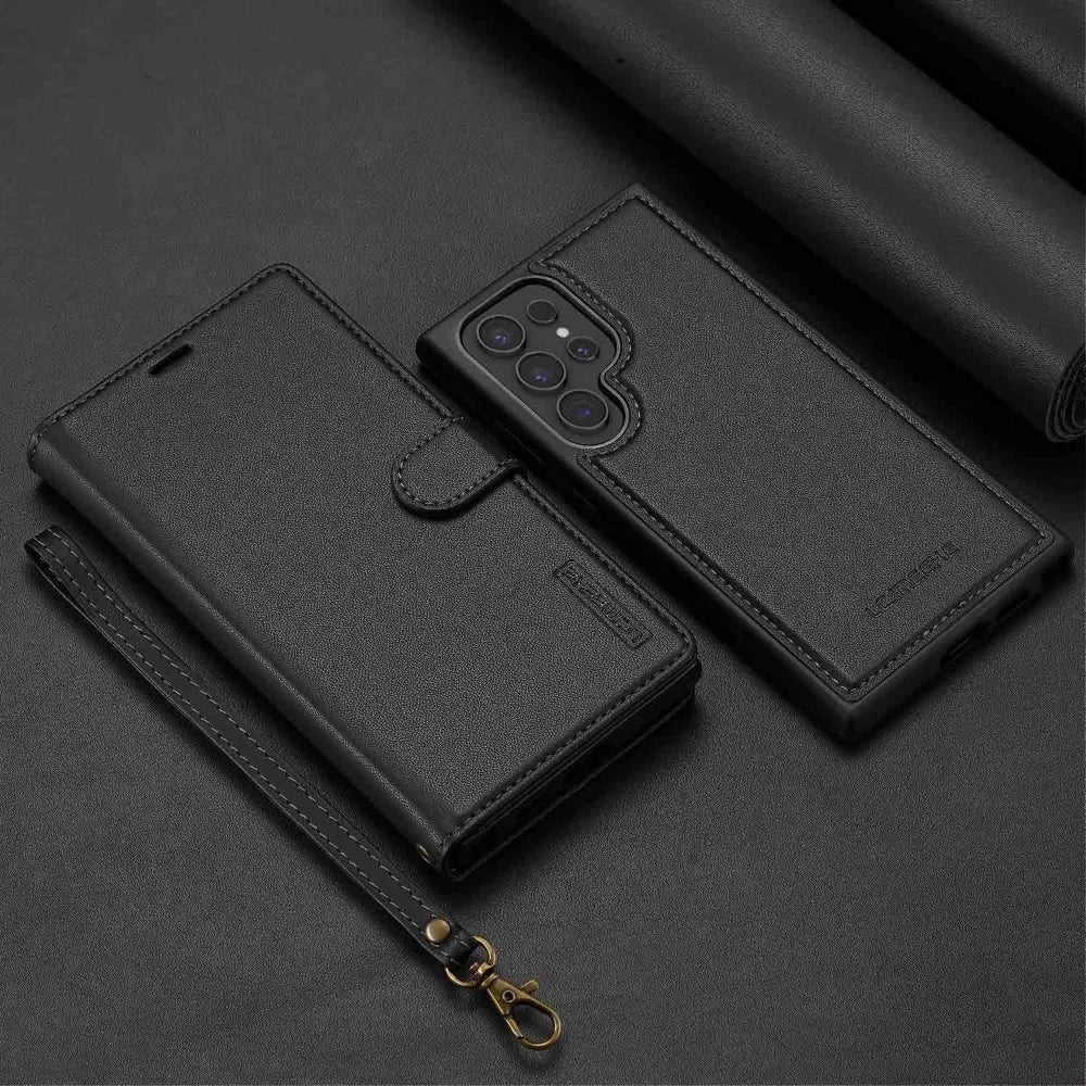 EliteGuard Abnehmbares Wallet Case für Samsung Galaxy