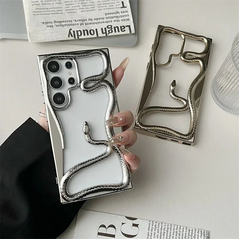 Venom 3D Snake Hollow Case – Luxuriöse Matte Wärmeableitungsabdeckung