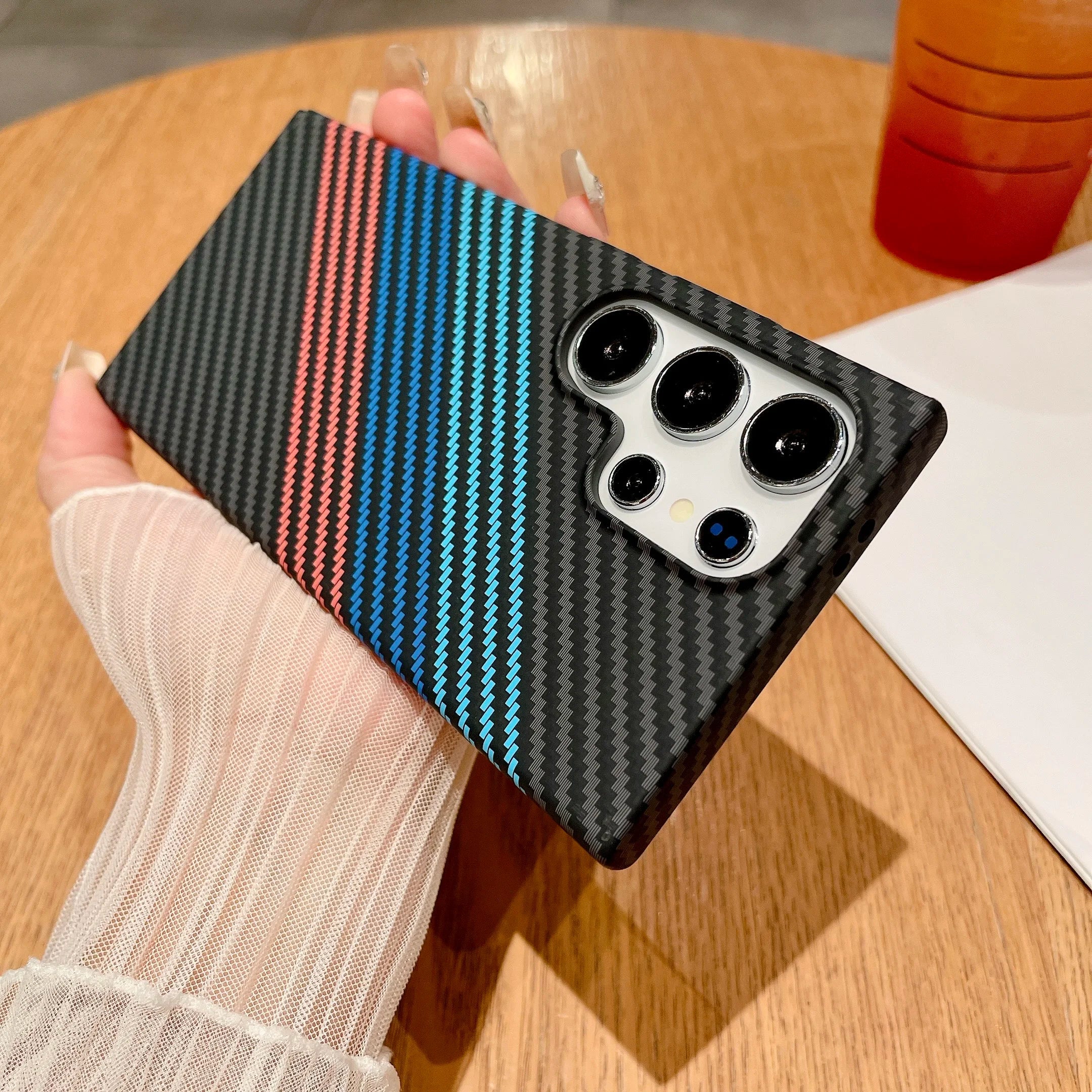 Carbonfaser Samsung Wireless Ladehülle