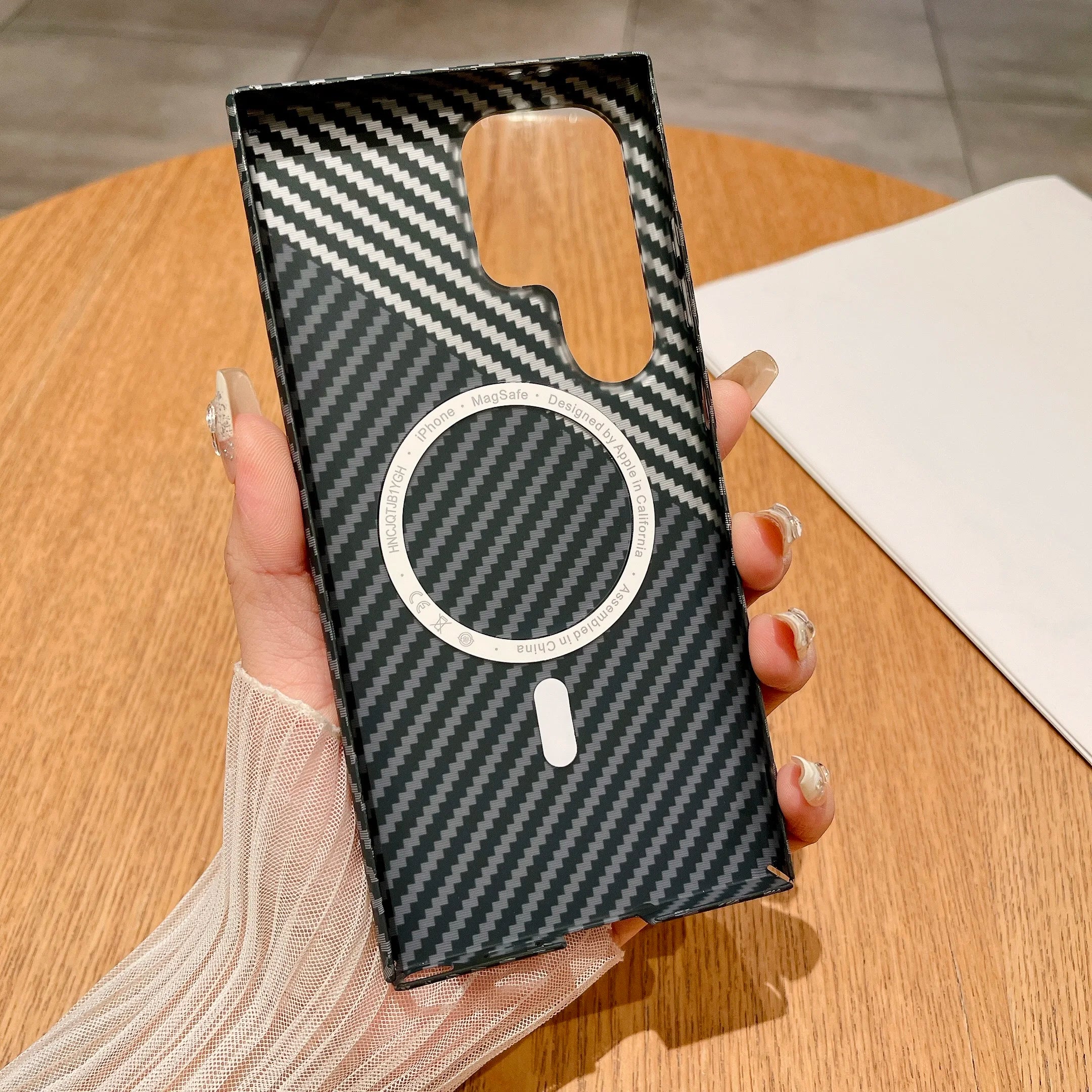 Carbonfaser Samsung Wireless Ladehülle
