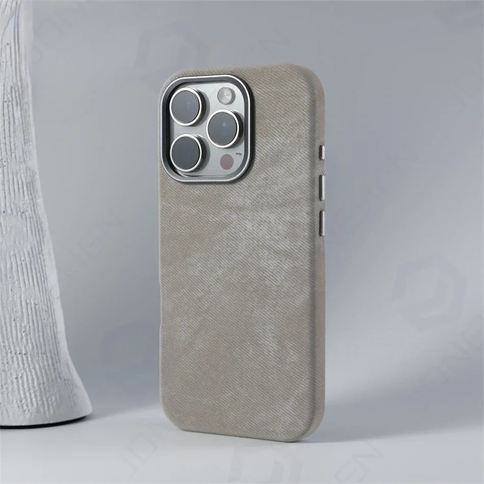 MagSafe iPhone Stoßfeste Flanellfaserhülle