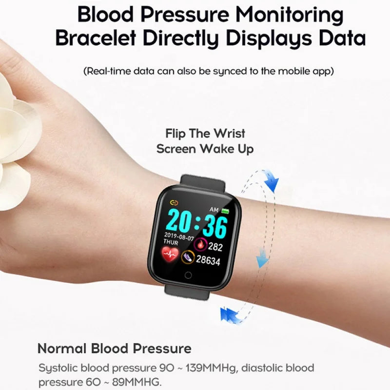 Multifunktionale Smartwatch für Männer und Frauen mit Schlafüberwachung