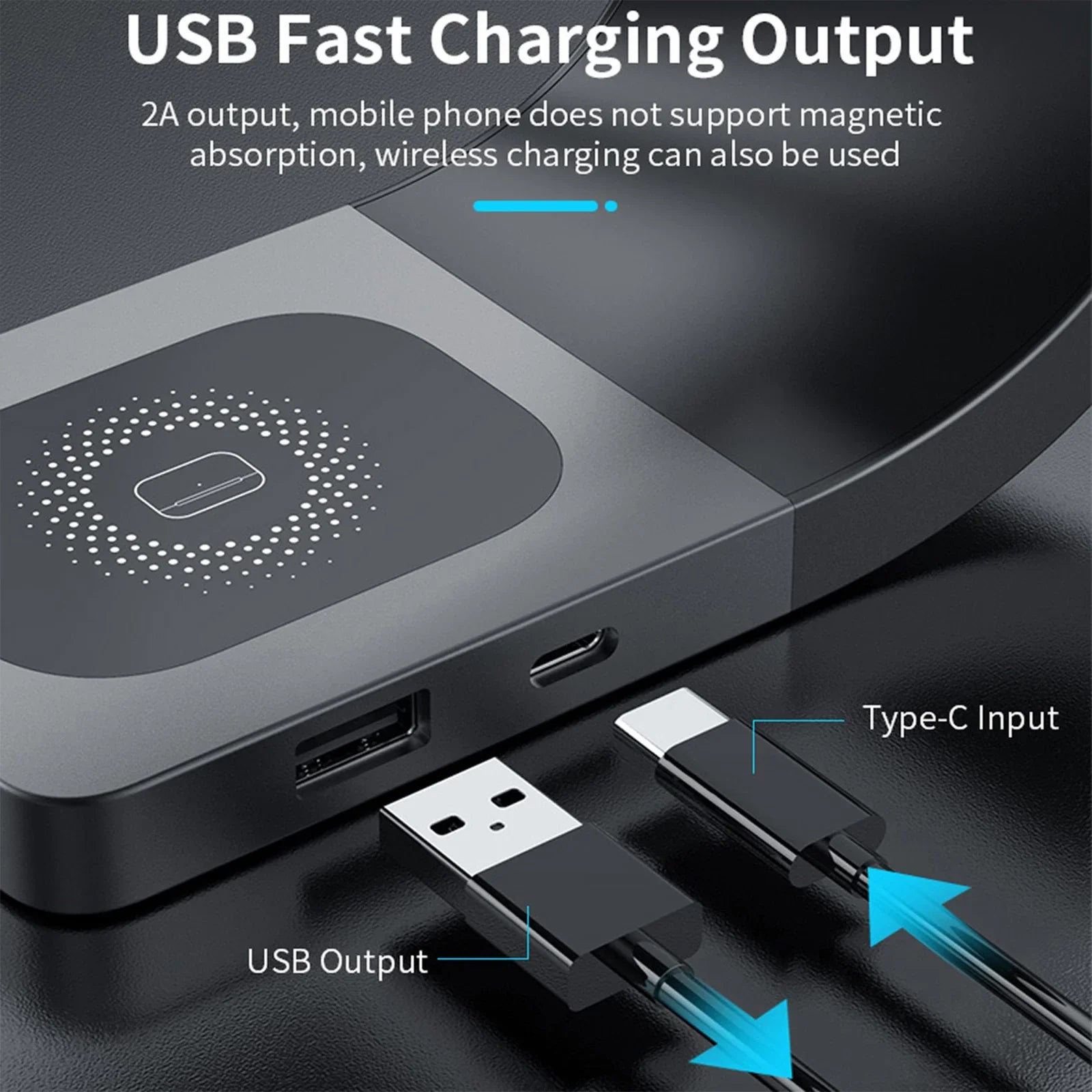 MagCool 4-in-1 Metall Wireless Charger