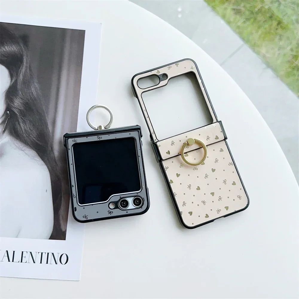 Hing Schutzhülle Samsung Z Flip Ring Halter Case
