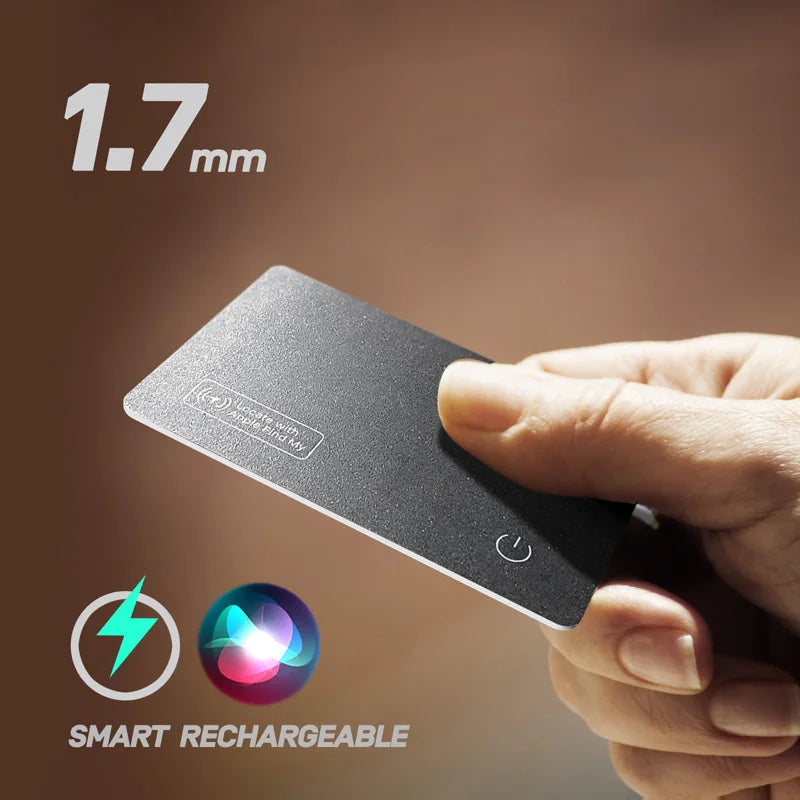 Elegante GPS-Tracking-Karte mit kabellosem Ladegerät