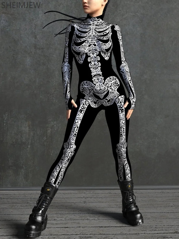 Skelettkostüm | Halloween Kostüm für Kinder und Erwachsene