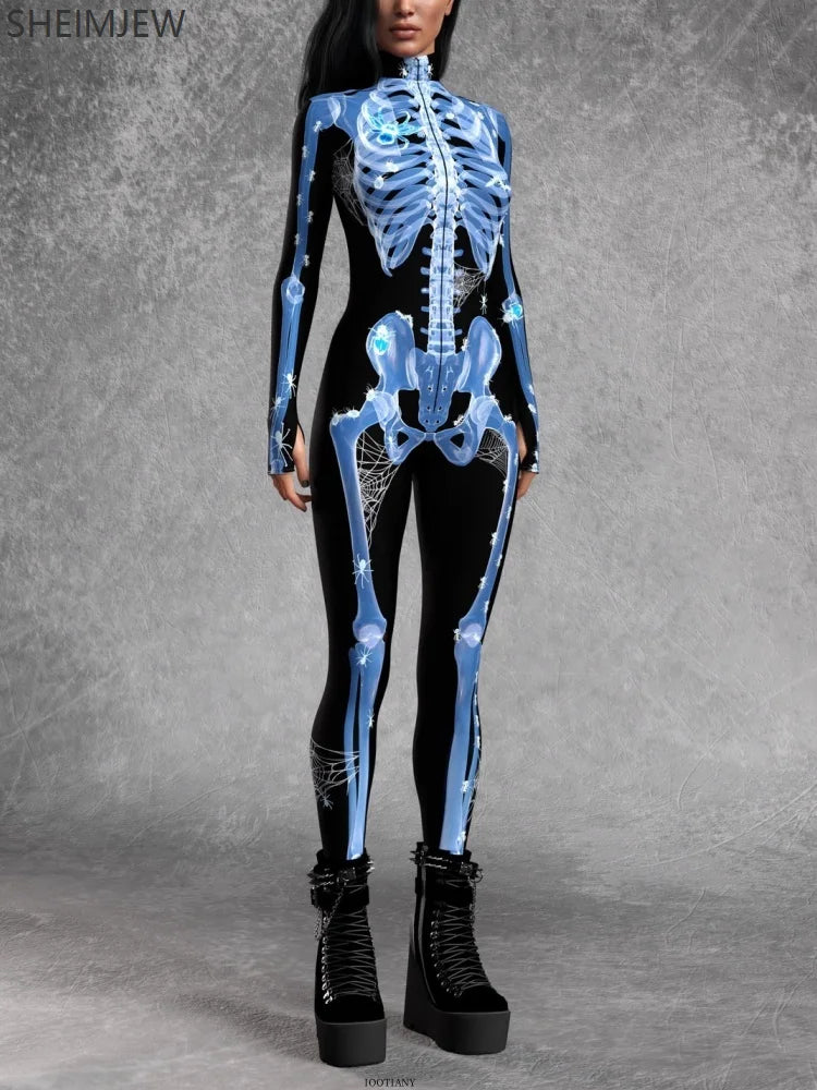 Skelettkostüm | Halloween Kostüm für Kinder und Erwachsene