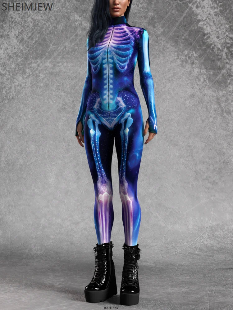 Skelettkostüm | Halloween Kostüm für Kinder und Erwachsene