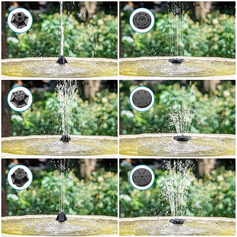 Solarbetriebene Schwimmende Brunnen - Beleuchte sofort deinen Garten