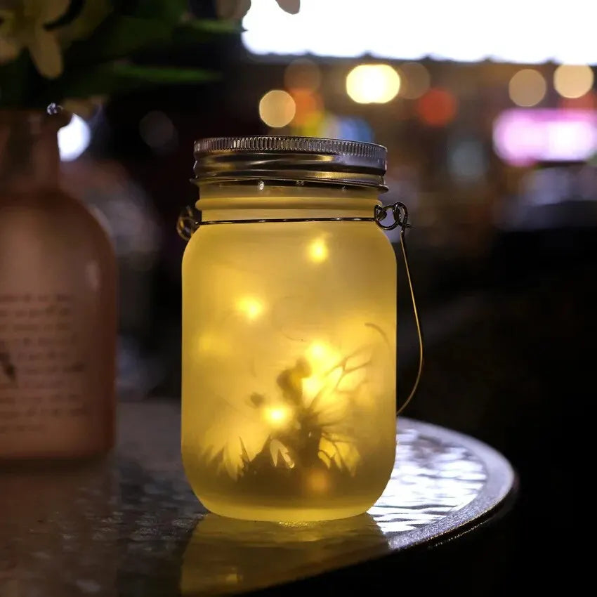 Solar Laterne Outdoor im Mason Jar | Solarlaterne für Garten