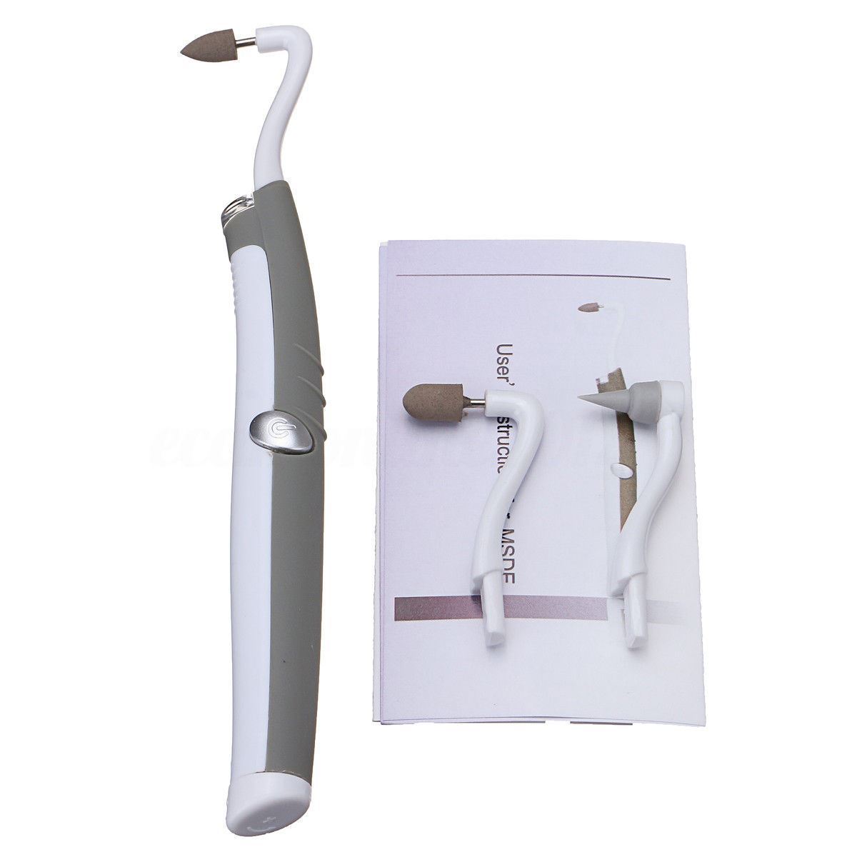 Sonic Zahnfleckenentferner mit Plaqueentfernung – 30.000 Vibrationen, LED Licht, 3 Aufsätze