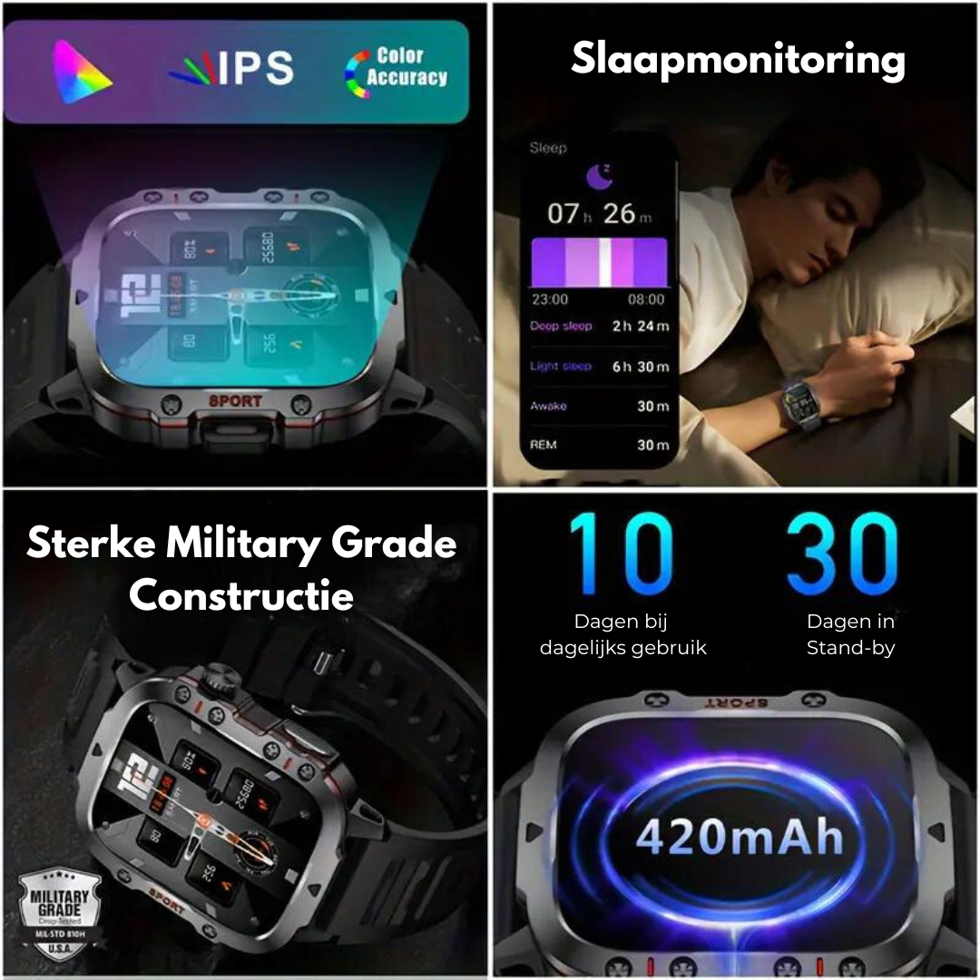 Sport-Smartwatch – IP68 wasserdicht