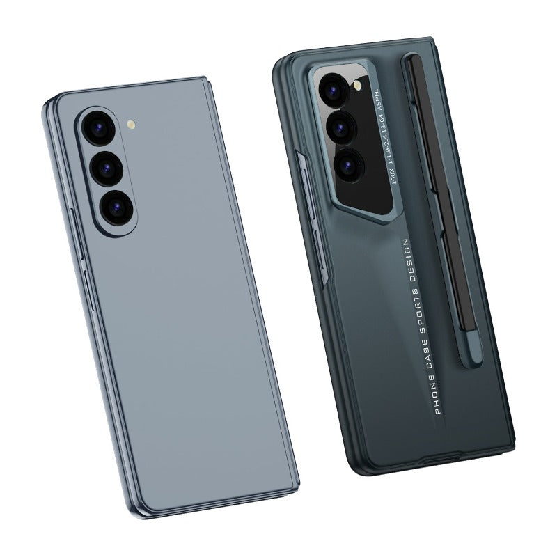 Streamline Body Hart PC Ultra-dünne Schutz Smartphone-Hülle Display-Schutzfolie mit Stifthalter für Samsung Galaxy Z Fold 6