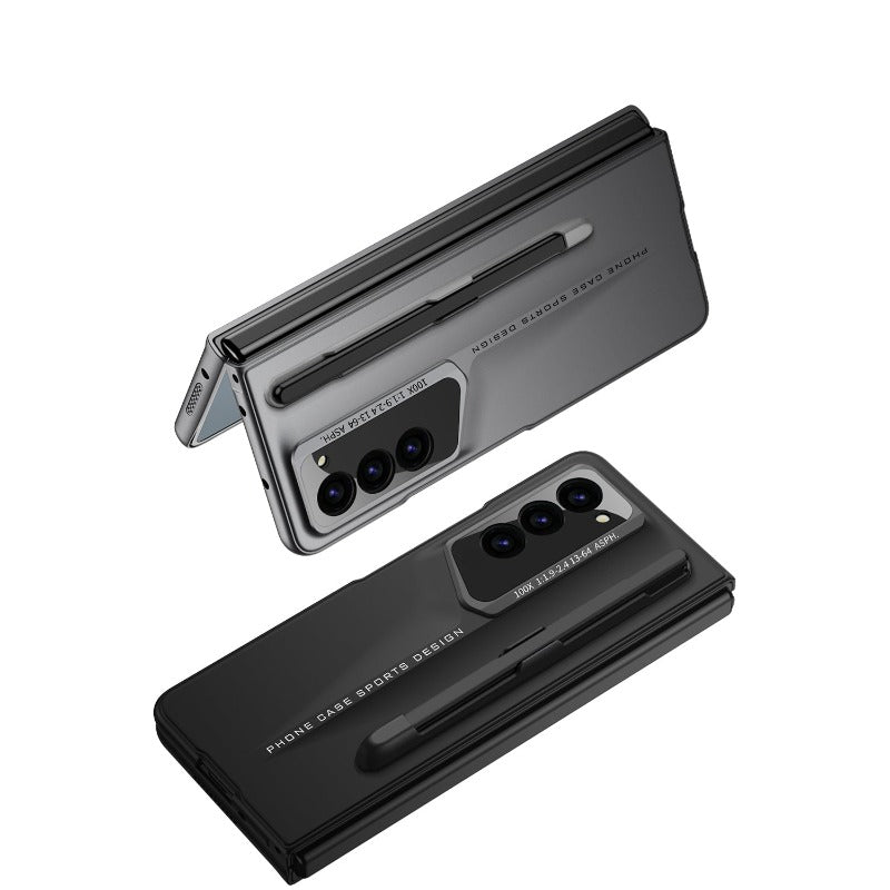 Streamline Body Hart PC Ultra-dünne Schutz Smartphone-Hülle Display-Schutzfolie mit Stifthalter für Samsung Galaxy Z Fold 6