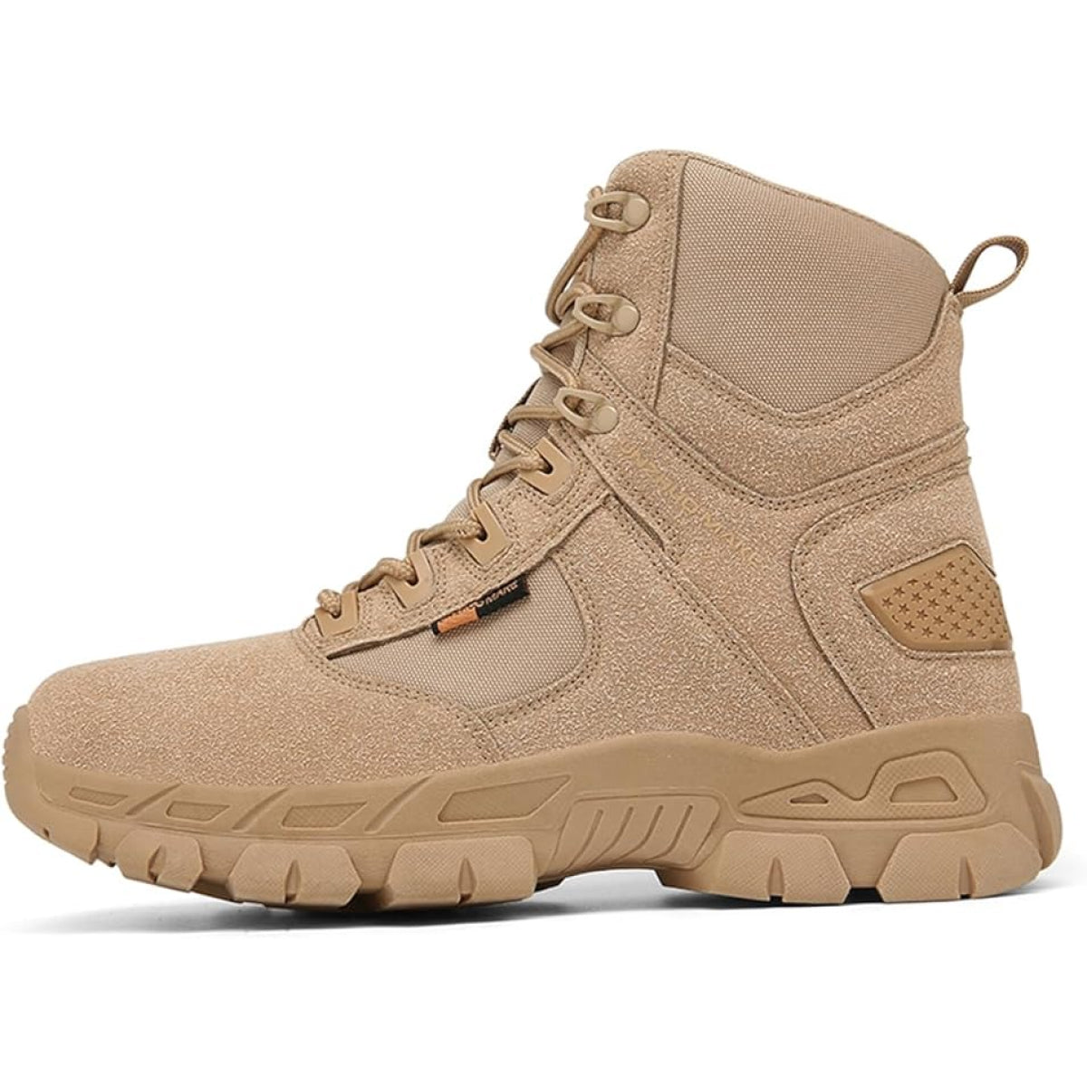 Taktische Herrenstiefel wasserdicht, robust, mit Echtleder, rutschfest für Outdoor & Wandern