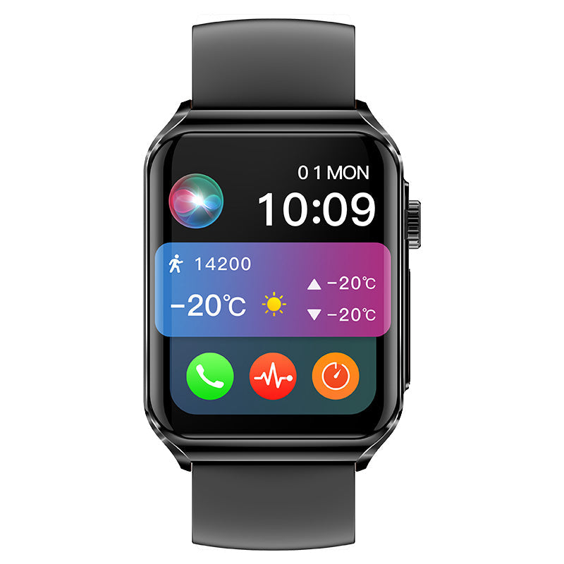 ECG-Test Blutlipide Harnsäure One Touch Wählen SOS-Anrufe Smartwatch