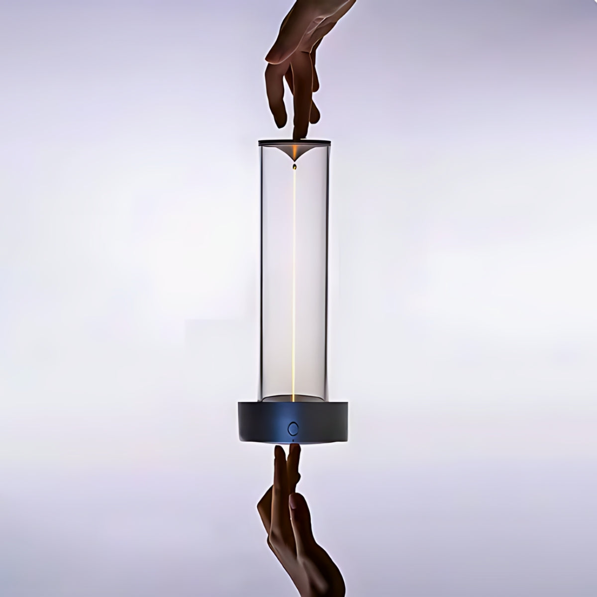 LumièreTube Tischlampe – Minimalistisches Design mit 3 Dimmstufen