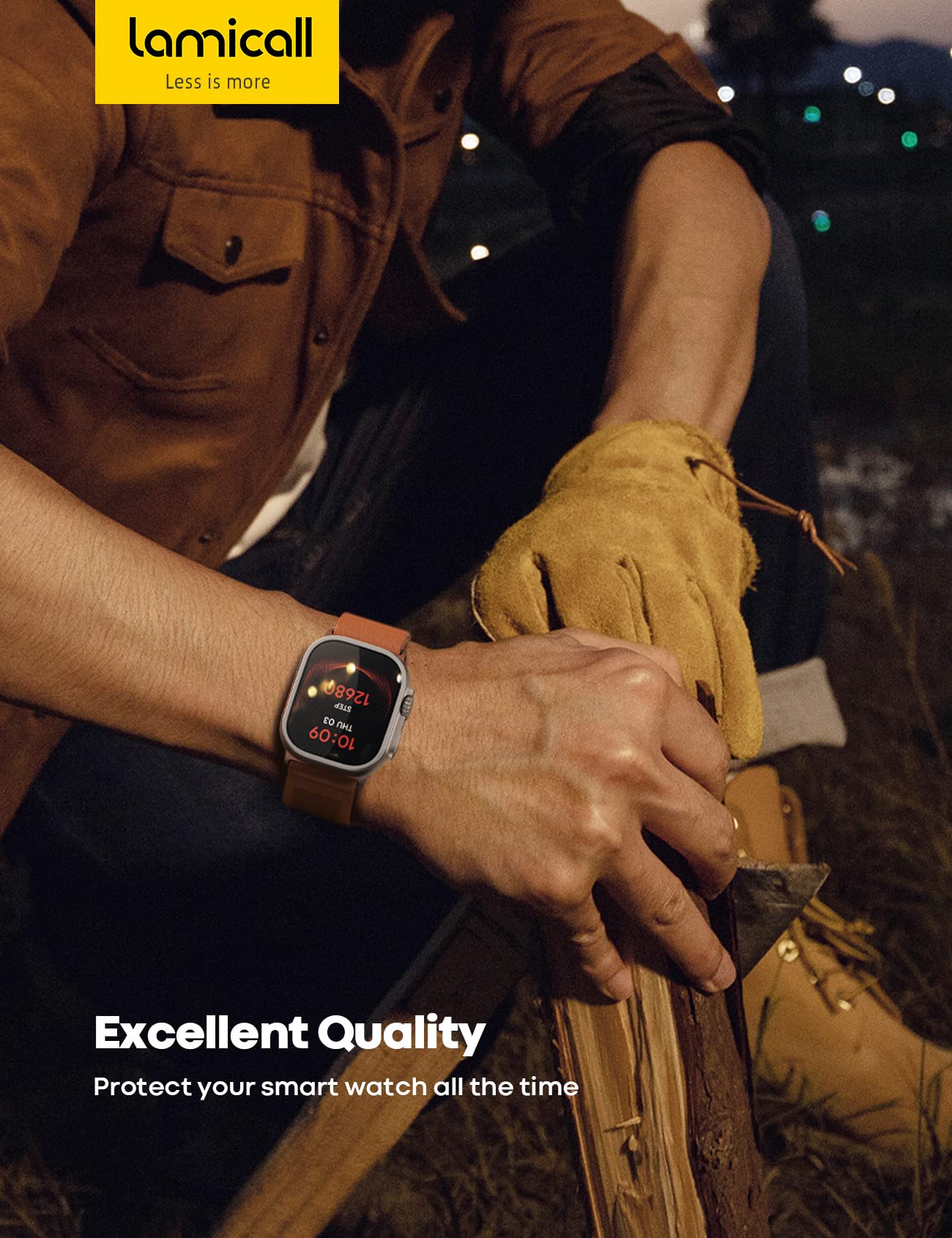 Titanium-Schutzfolie für Apple Watch Ultra 2/Ultra