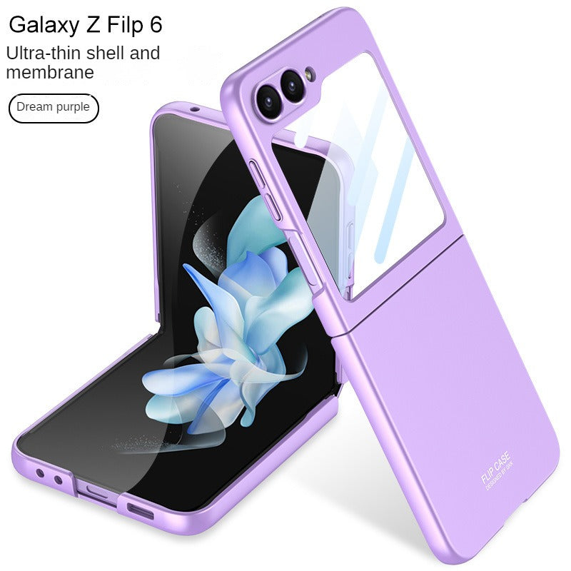 Ultradünne, hautfreundliche, matte Handyhülle mit Spiegelfolie für Samsung Galaxy Z Flip 6