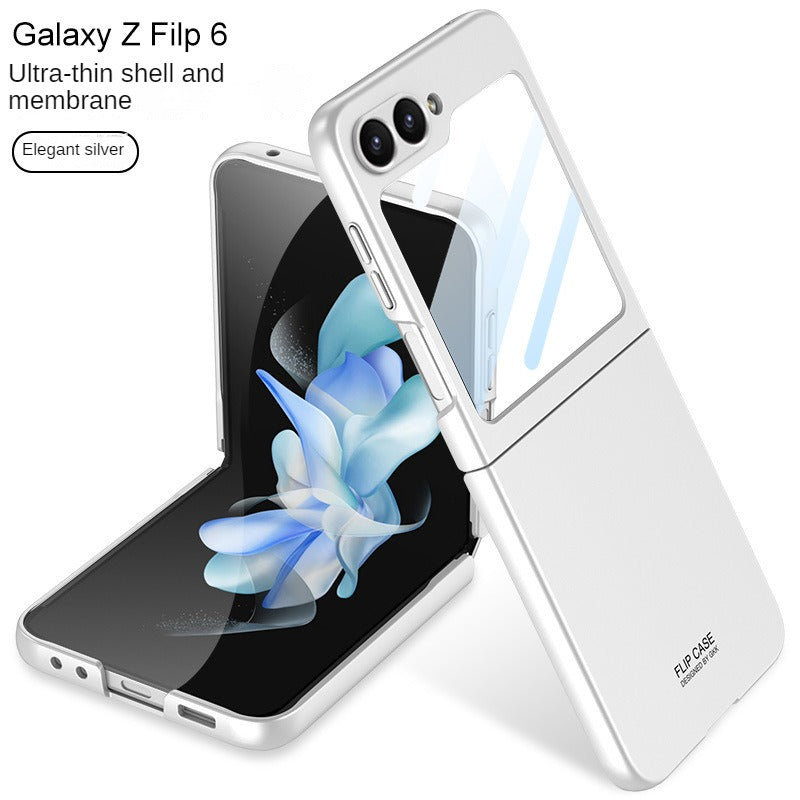 Ultradünne, hautfreundliche, matte Handyhülle mit Spiegelfolie für Samsung Galaxy Z Flip 6