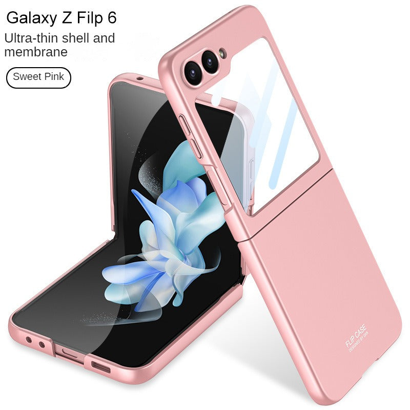 Ultradünne, hautfreundliche, matte Handyhülle mit Spiegelfolie für Samsung Galaxy Z Flip 6