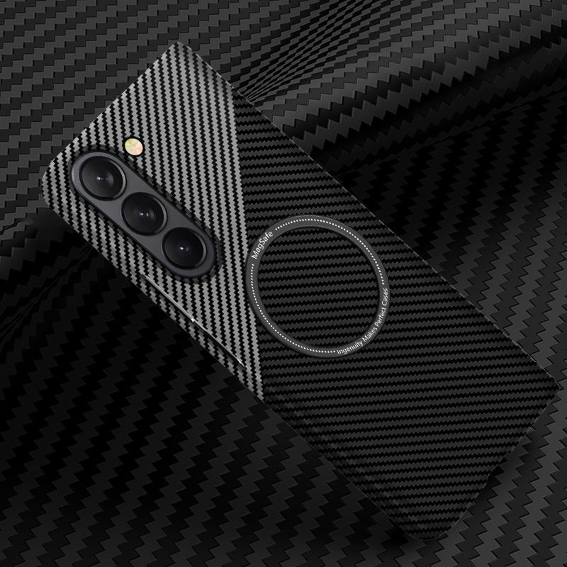 Ultra Dünne Matte Kohlefaser PC Magsafe Hülle Für Samsung Galaxy Z Fold 6