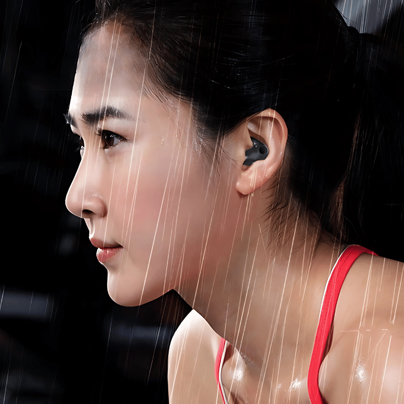 Wasserdicht und geräuschreduzierend Unsichtbare kabellose Kopfhörer zum Schlafen