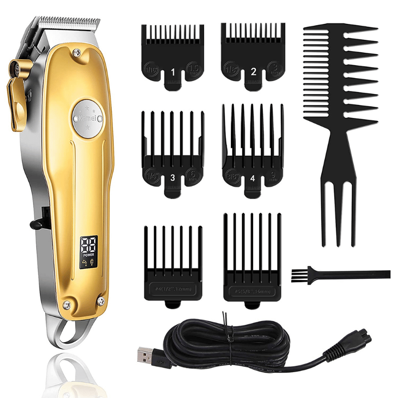 Professionelles Haarschneideset 3-in-1 - Kabelloses Trimmer-Set mit LED-Anzeige
