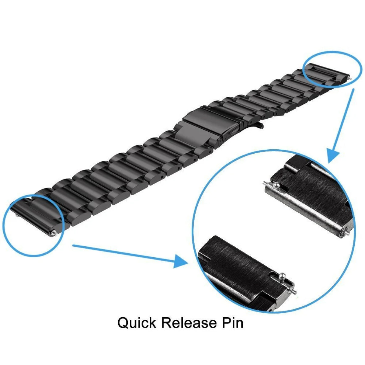 Edelstahlarmband für Smartwatches