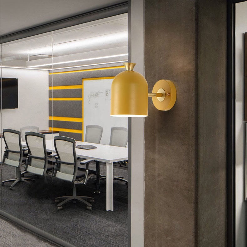 Moderne Wandlampe 1-flammig aus Metall E26 Mehrfarbig für Wohnzimmer Schlafzimmer Arbeitszimmer