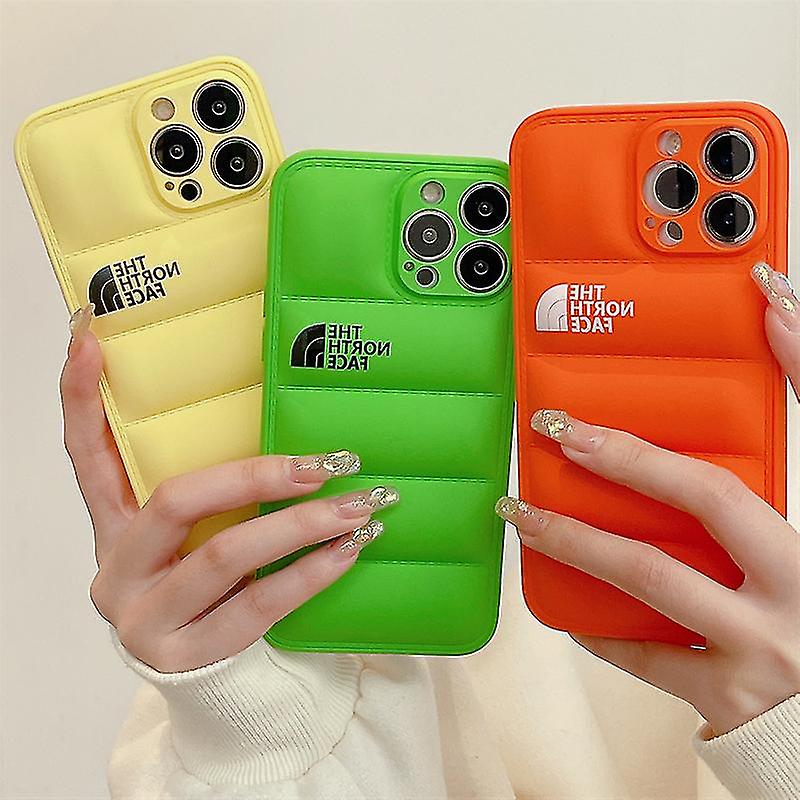 LUXUSMODE LEDER THE NORTH FACE HANDBREIT FÜR IPHONE 13 BIS 15