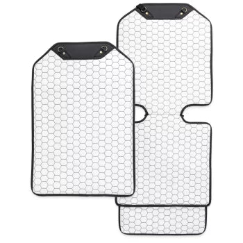 Wasserdichter Autositz-Rückenschutz 60x40 cm – Abwaschbarer Schonbezug mit rutschfester Rückseite für Familien & Vielfahrer