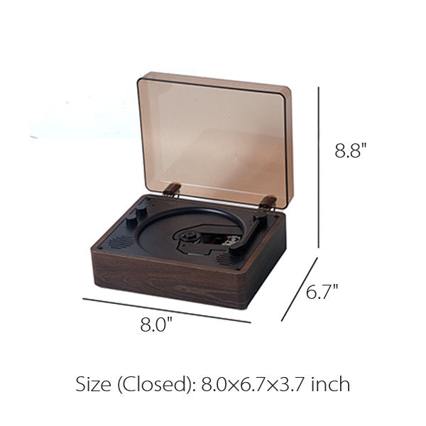 Retro-CD-Player mit Bluetooth, USB & Stereo-Lautsprechern – Klassischer Musik-Player