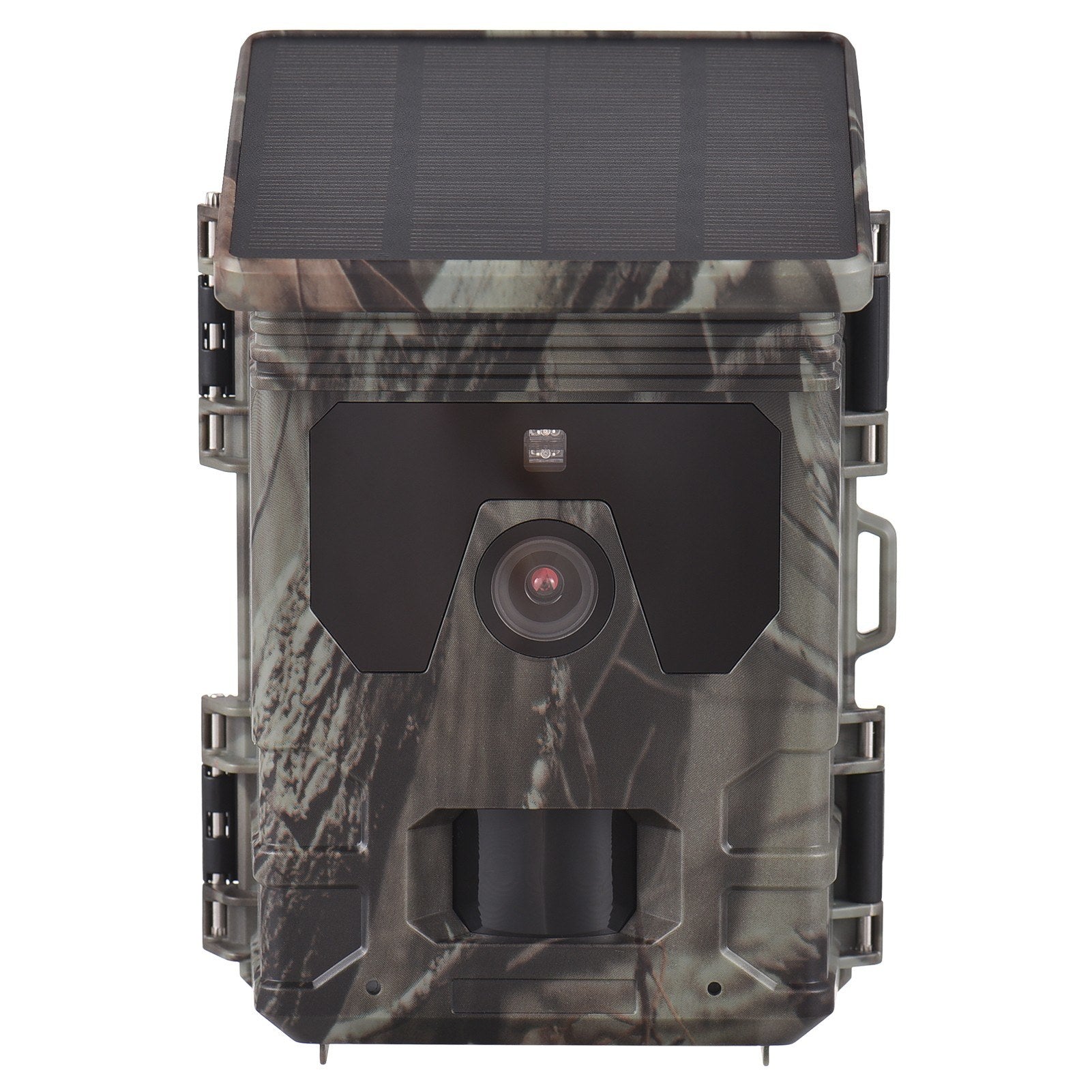 4K 50MP Solar-Fotofalle mit Nachtsicht, 120° Erkennung, 0,5s Auslösung, integrierter Akku & 32GB Karte