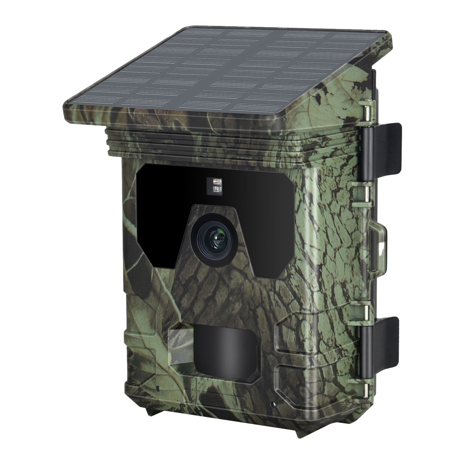 4G Solar Jagdkamera mit 2,0-Zoll-TFT, 2K 30MP, Infrarot, APP Fernbedienung & Online-Video