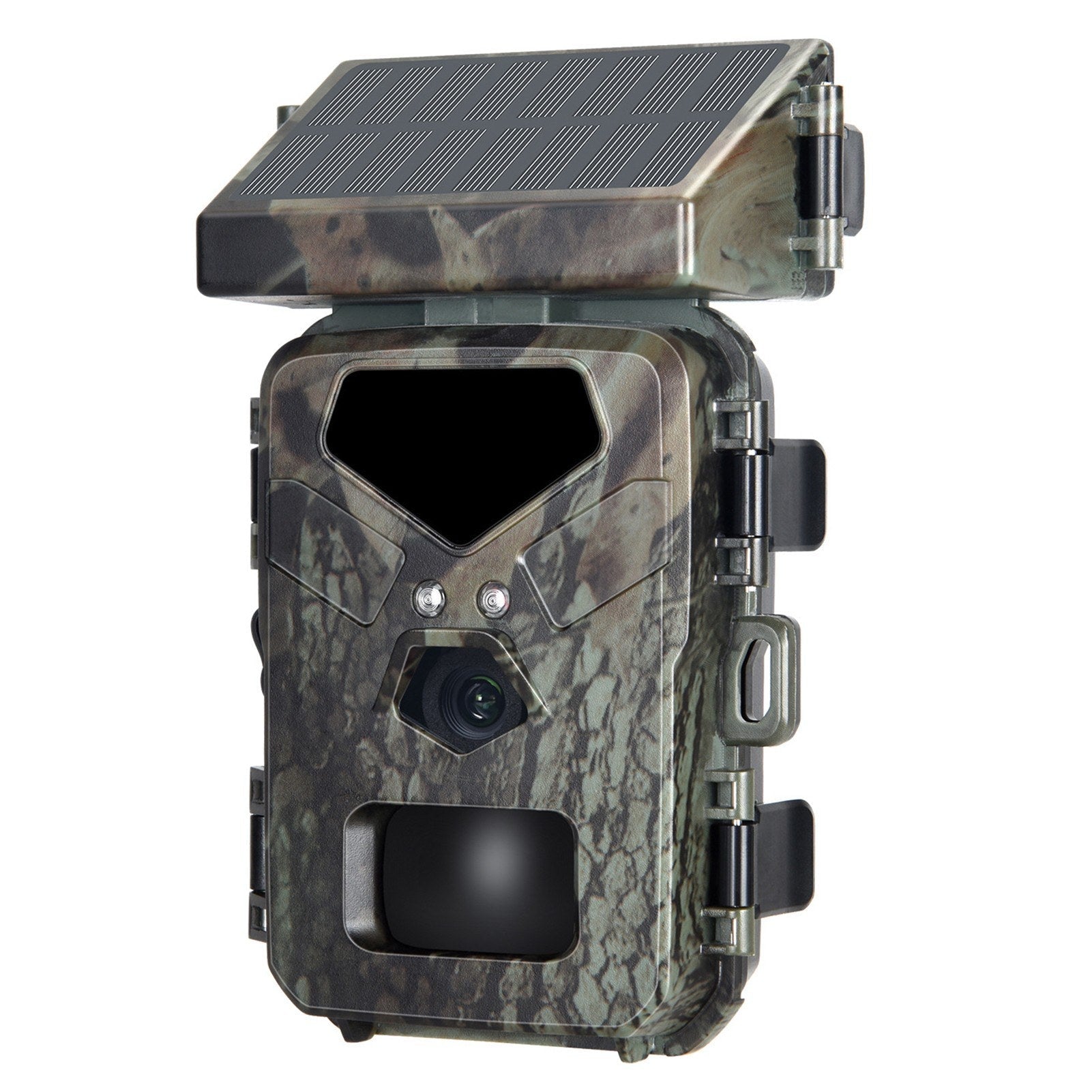 20MP Solarbetriebene Jagdkamera, 1080P IP65, 0,45s Auslöser, Infrarot Nachtsicht, bewegungsgesteuert, 60° Erkennung, 32GB Karte