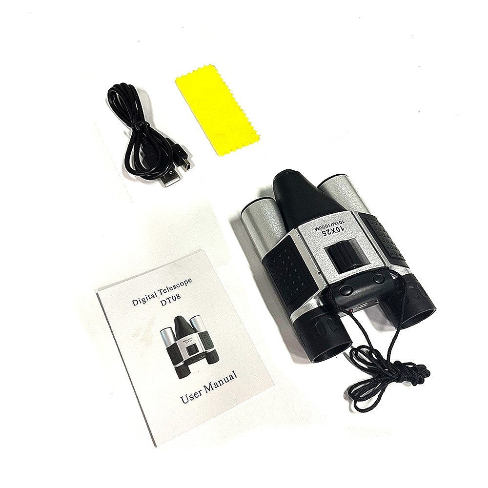 Hochauflösende digitale Ferngläser mit 10x Zoom und Nachtsicht, Kamera- und Videoaufzeichnung für Erwachsene