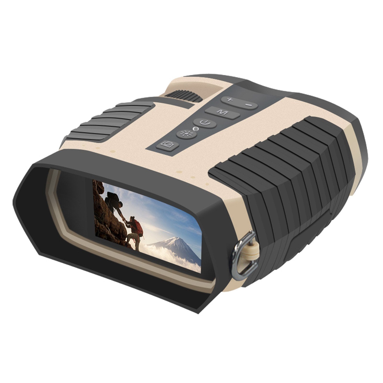 Wasserdichte IP65 Nachtsichtferngläser mit Kamera, 4X Optisch & 8X Digitalzoom, 3 LCD, 2.5K Video, 3W IR für Jagd & Outdoor
