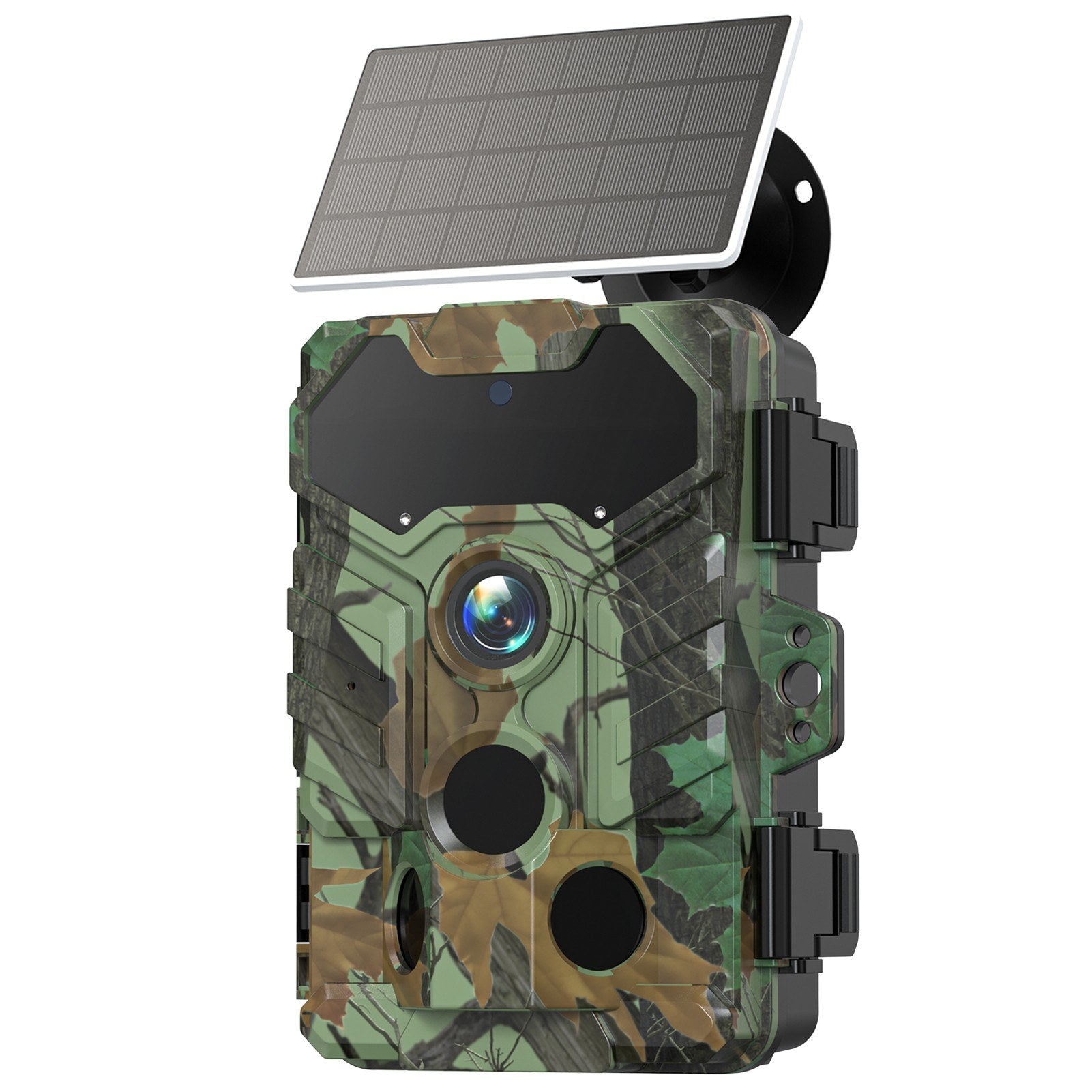 32MP Wireless Solar Trailkamera - Außenwildtier- & Jagdkamera, Infrarot-Nachtsicht, WiFi, IP66 wasserdicht