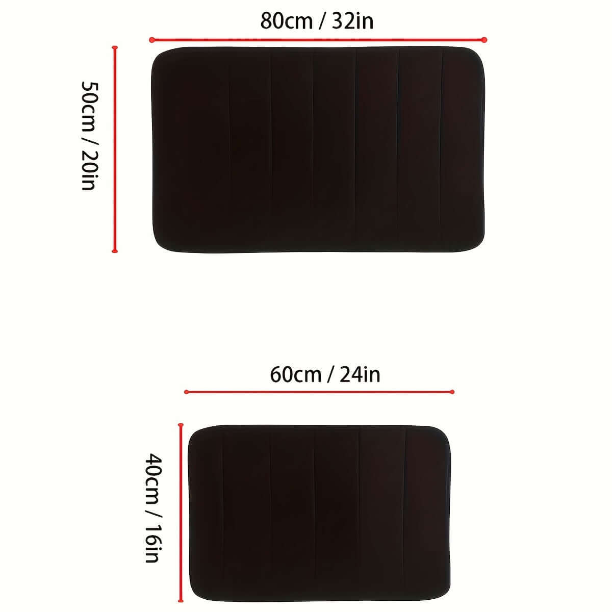 Luxus Antirutsch-Badematte - Weich & Saugstark
